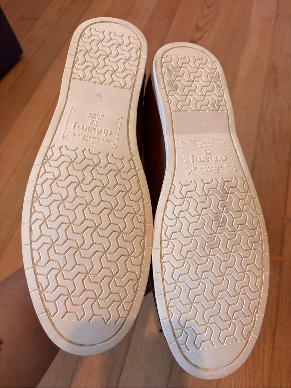 Dubarry of Ireland Port Brown Leather Deck Shoes Boat Shoes EU 44 NWT